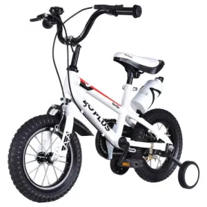 16" Children Boys & GirlsFreestyle Bicycle w/ Training Wheels-White