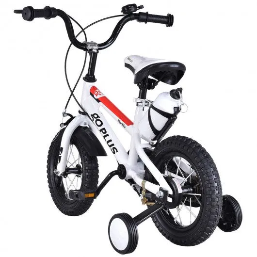 16" Children Boys & GirlsFreestyle Bicycle w/ Training Wheels-White