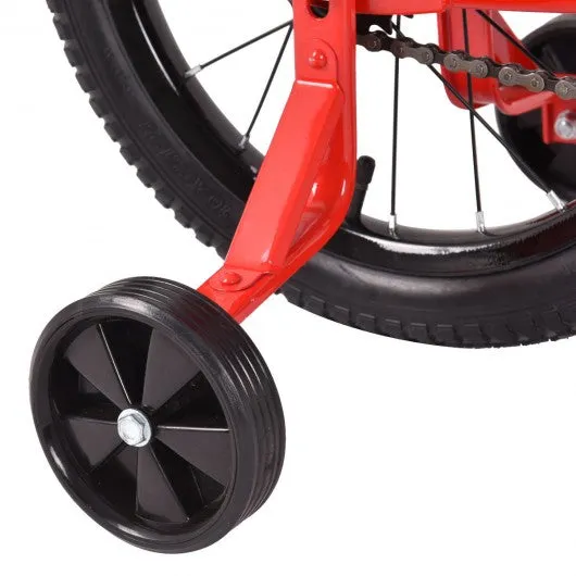 16" Children Training Toddler Ride Wheels Bicycle-Red