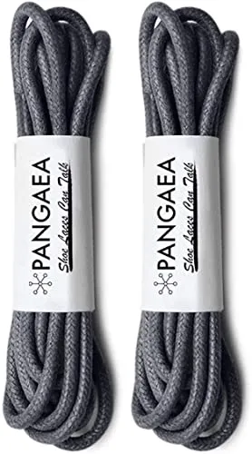 [2 Pairs] Pack Waxed Round Oxford Shoe Laces