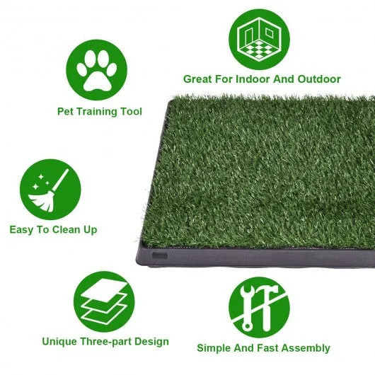 25" x 20" Puppy Potty Training Toilet Turf Mat