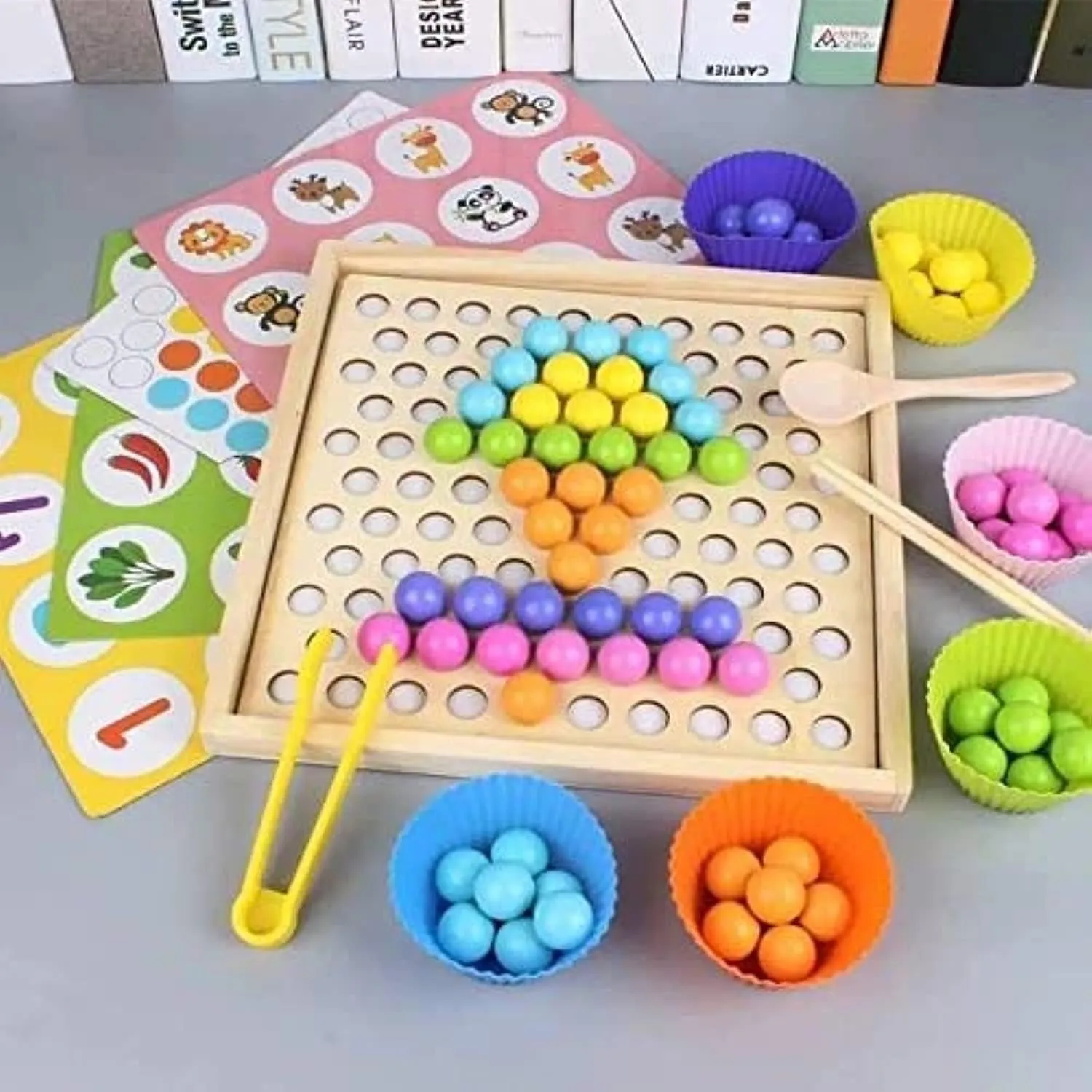 2in1 Memory Training Matching Pair Bead Game