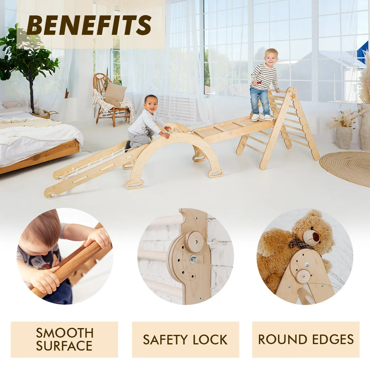 6in1 Montessori Climbing Frame Set