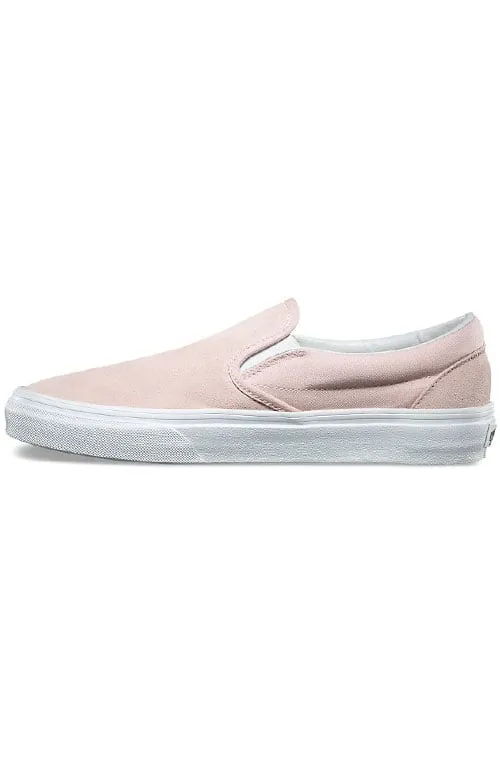 (8F7OT1) Classic Slip-On Suede Shoe - Sepia Rose