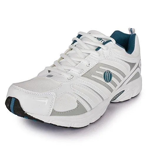 Action Shoes Men's White-Green Running Shoes - 9 UK/India (43 EU)(2009-WHITE-GREEN)