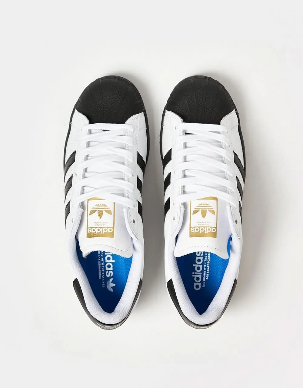 adidas Superstar ADV Skate Shoes - White/Core Black/Core Black