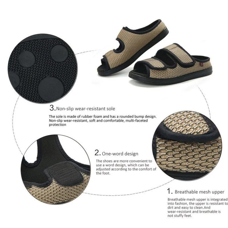 Adjustable Sandals for Swollen Feet