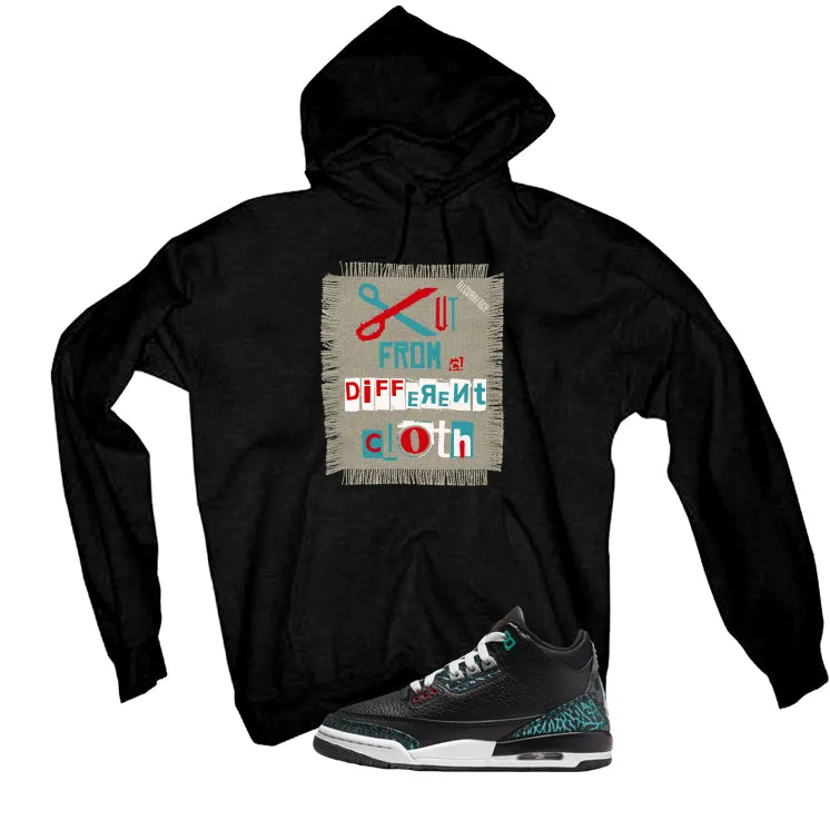 Air Jordan 3 GS Moto Black T-Shirt (Cut from a different cloth)| illcurrency