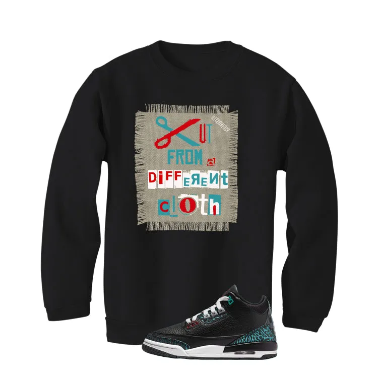 Air Jordan 3 GS Moto Black T-Shirt (Cut from a different cloth)| illcurrency