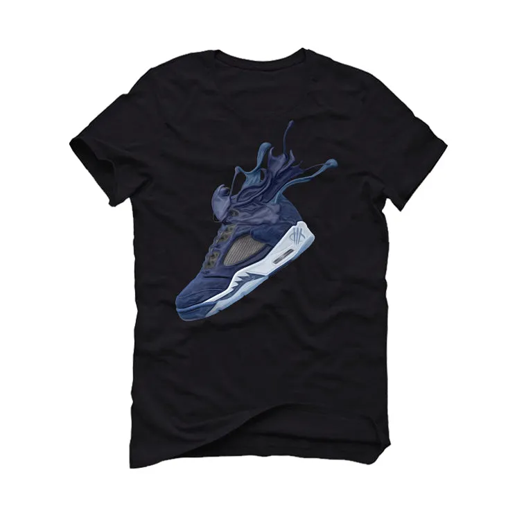 Air Jordan 5 “Georgetown” | illcurrency Black T-Shirt (SPLASH)