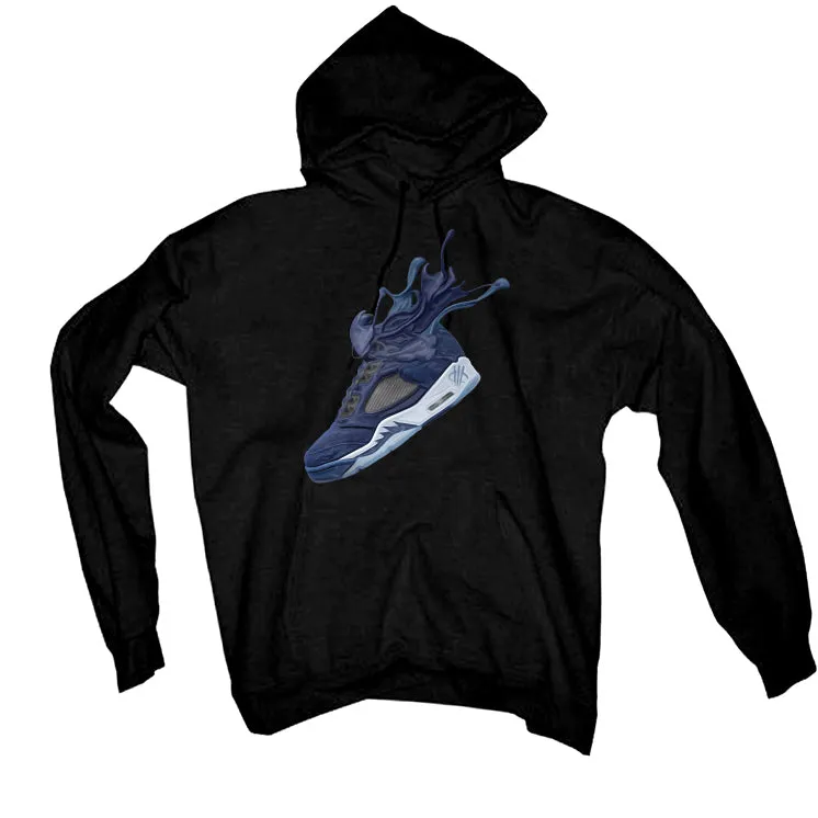 Air Jordan 5 “Georgetown” | illcurrency Black T-Shirt (SPLASH)