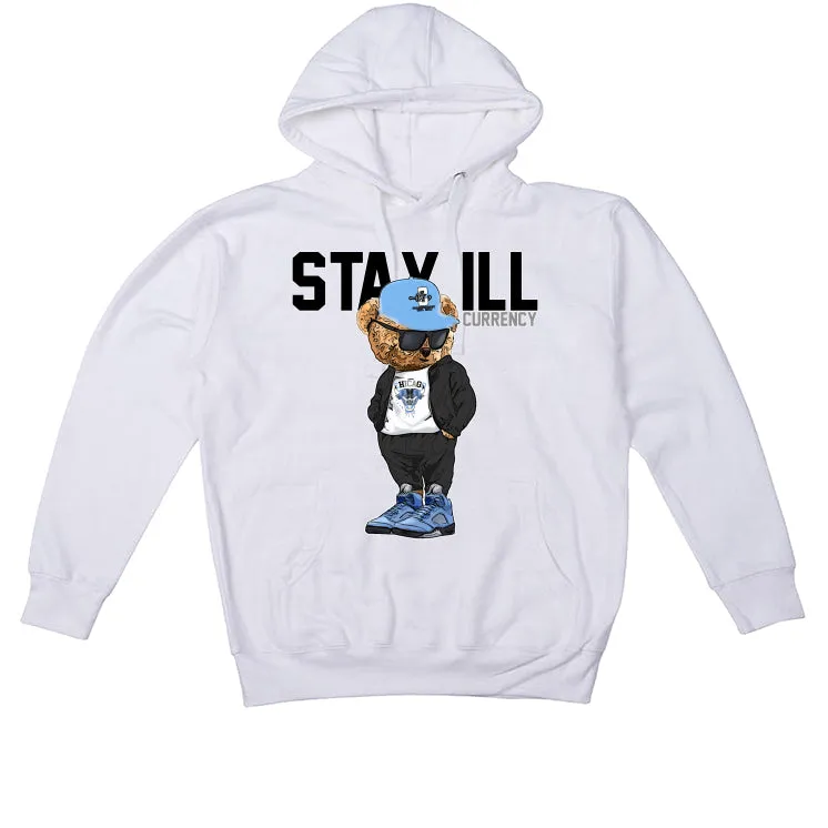 Air Jordan 5 “UNC” White T-Shirt (Stay ill Bear)