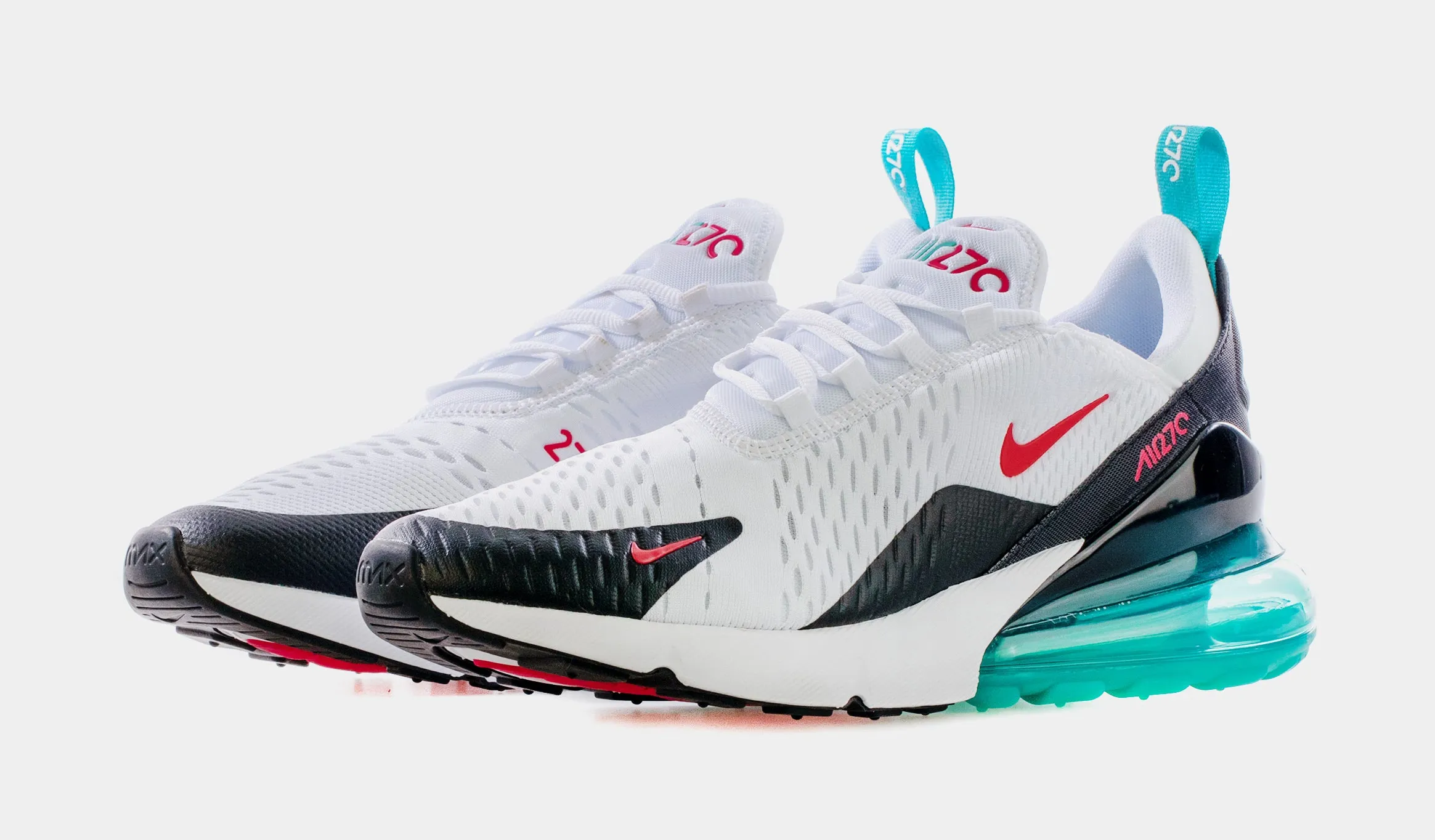 Air Max 270 Mens Lifestyle Shoes (White/Teal)