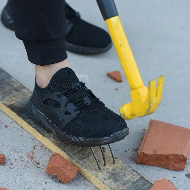 Air-Permeable Safety Work Shoes with Impact and Puncture Resistance for All-Day Comfort