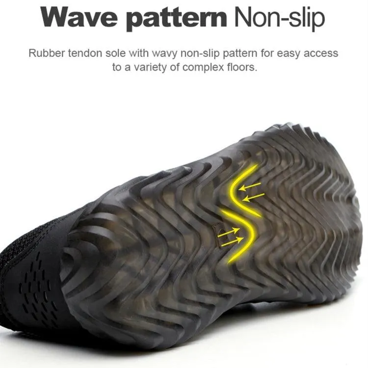 Air-Permeable Safety Work Shoes with Impact and Puncture Resistance for All-Day Comfort