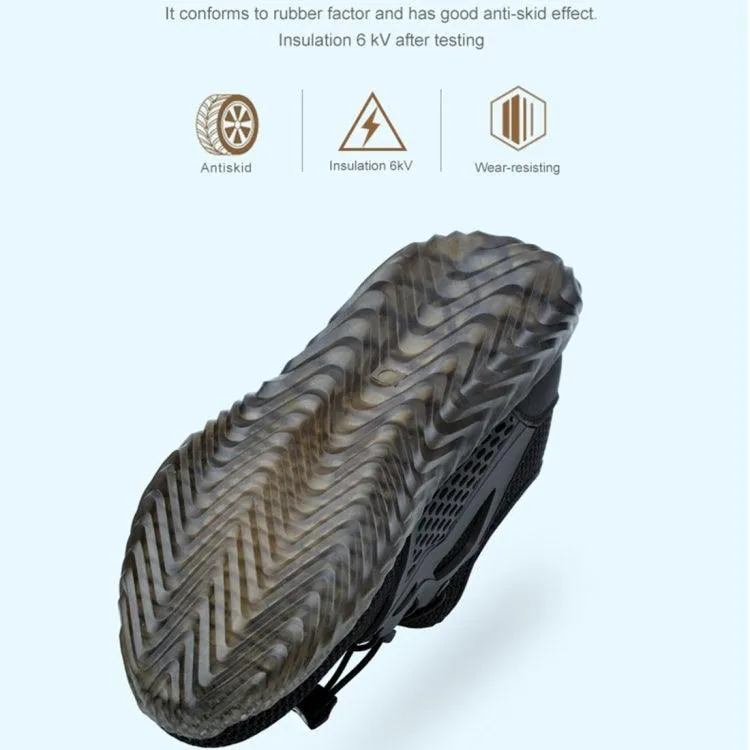 Air-Permeable Safety Work Shoes with Impact and Puncture Resistance for All-Day Comfort