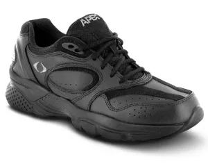 Apex X801m Lenex Walker Men's Lace Shoe In Black