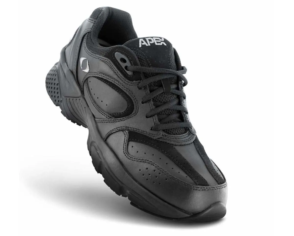 Apex X801m Lenex Walker Men's Lace Shoe In Black