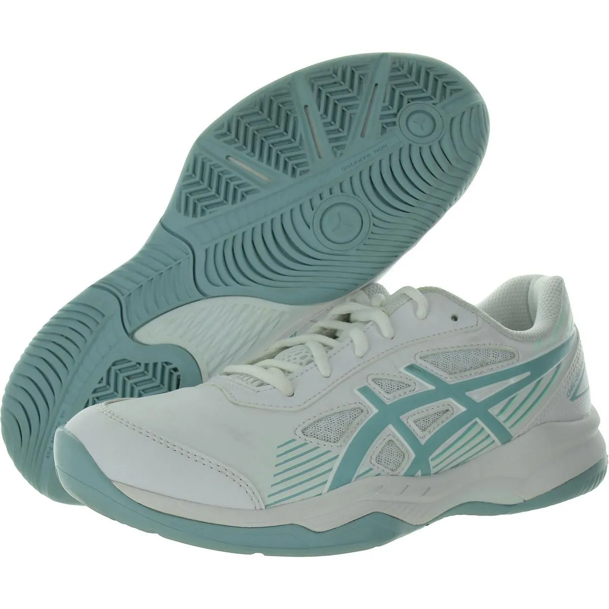 Asics Womens Faux Leather Trainer Running & Training Shoes