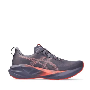 Asics Women's Novablast 5 Running Shoes in Greyish Purple/Coral Reef SS25