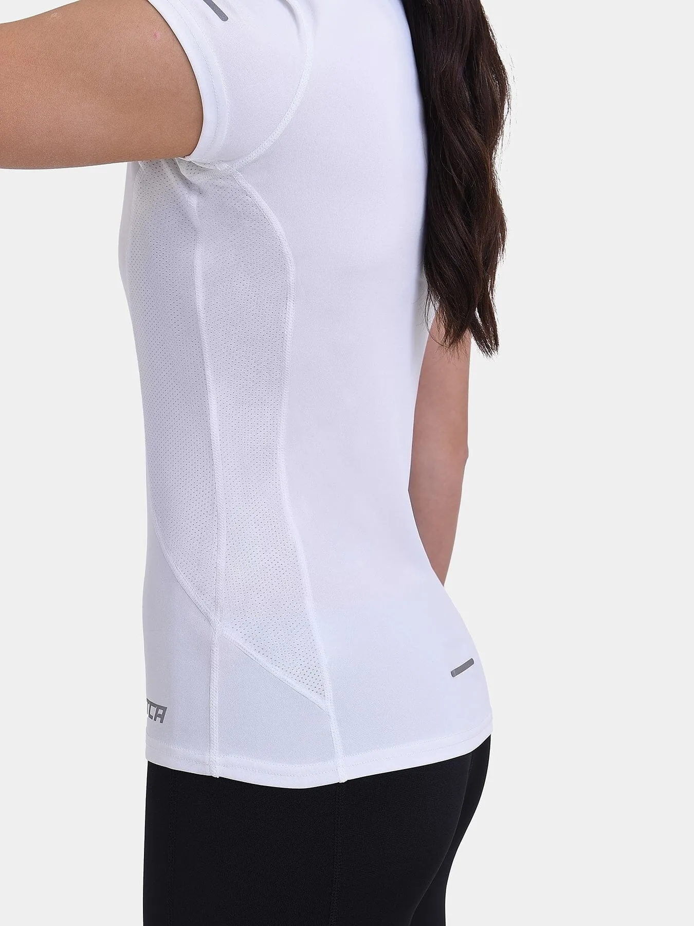 Atomic Short Sleeve T-Shirt With UPF 50  Protection & Side Mesh Panels For Women