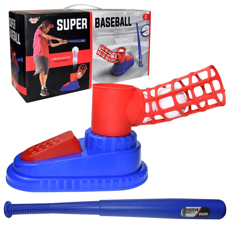 Automatic Baseball Training Ball Launcher Machine Set