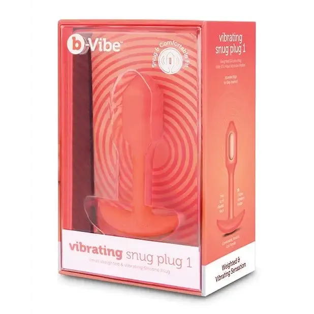 b-Vibe Vibrating and Weighted Snug Plug