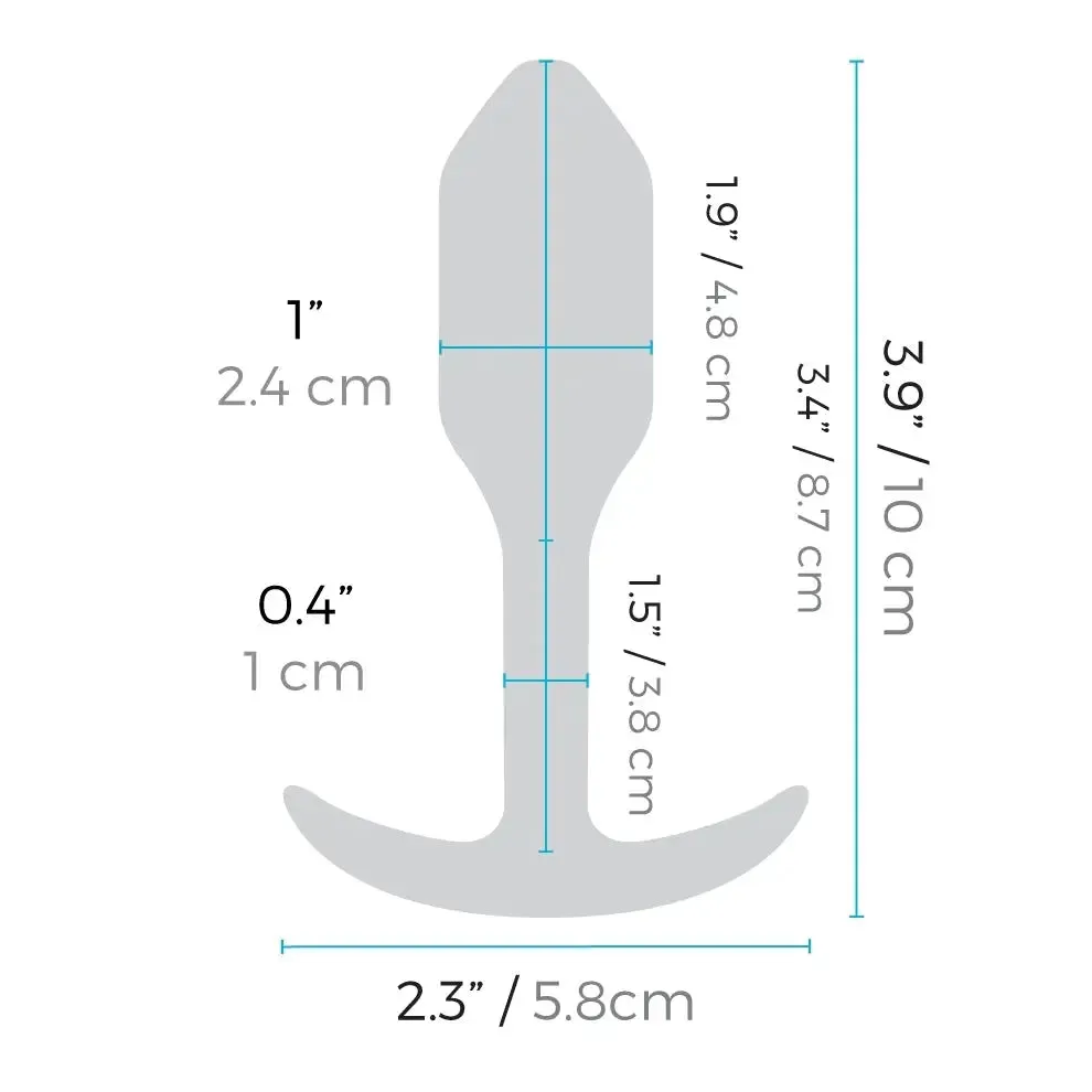 b-Vibe Vibrating and Weighted Snug Plug