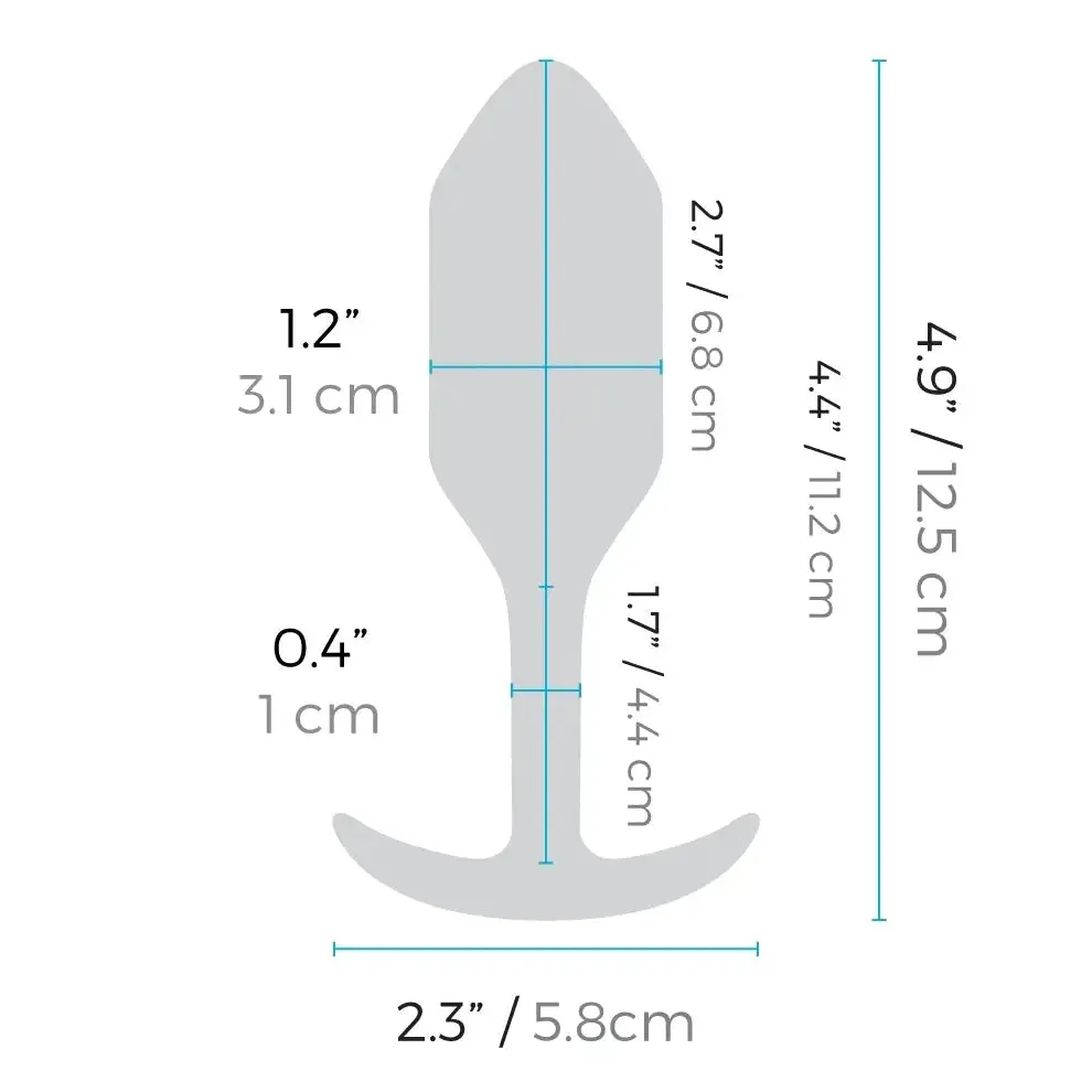 b-Vibe Vibrating and Weighted Snug Plug