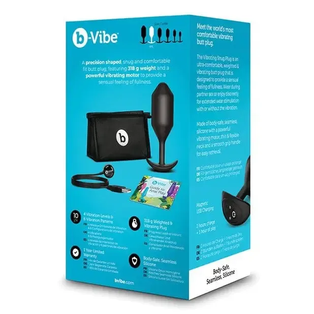 b-Vibe Vibrating and Weighted Snug Plug