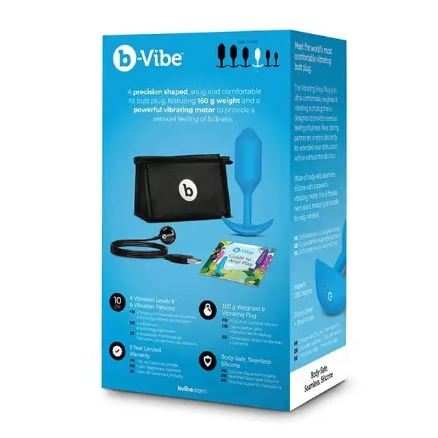 b-Vibe Vibrating and Weighted Snug Plug