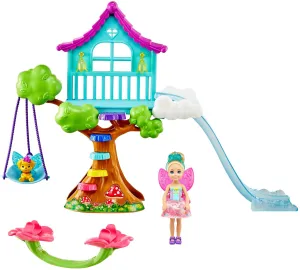 Barbie Dreamtopia Chelsea Fairy Doll and Fairytale Treehouse Playset