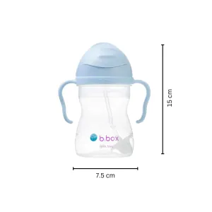 B.Box Weighted Straw Sippy Cup- Bubblegum Light Blue