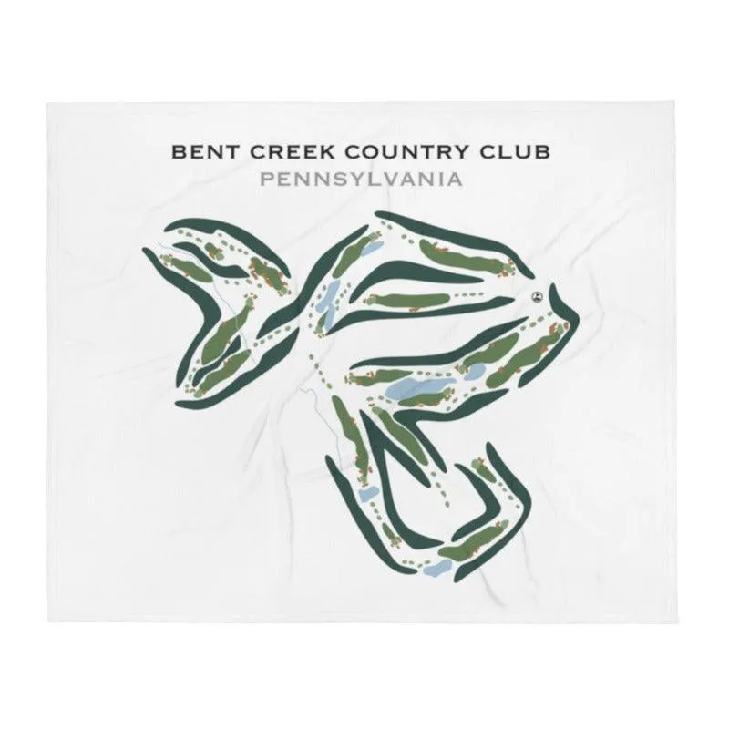 Bent Creek Country Club, Pennsylvania - Printed Golf Courses