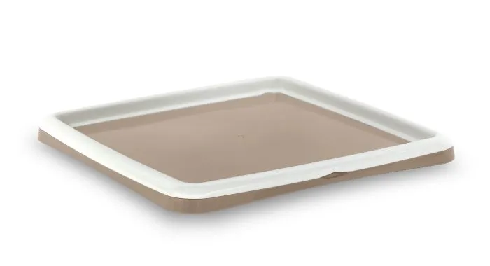 Bergamo Tray For Puppy Pads Taupe Dog 22x22" SALE