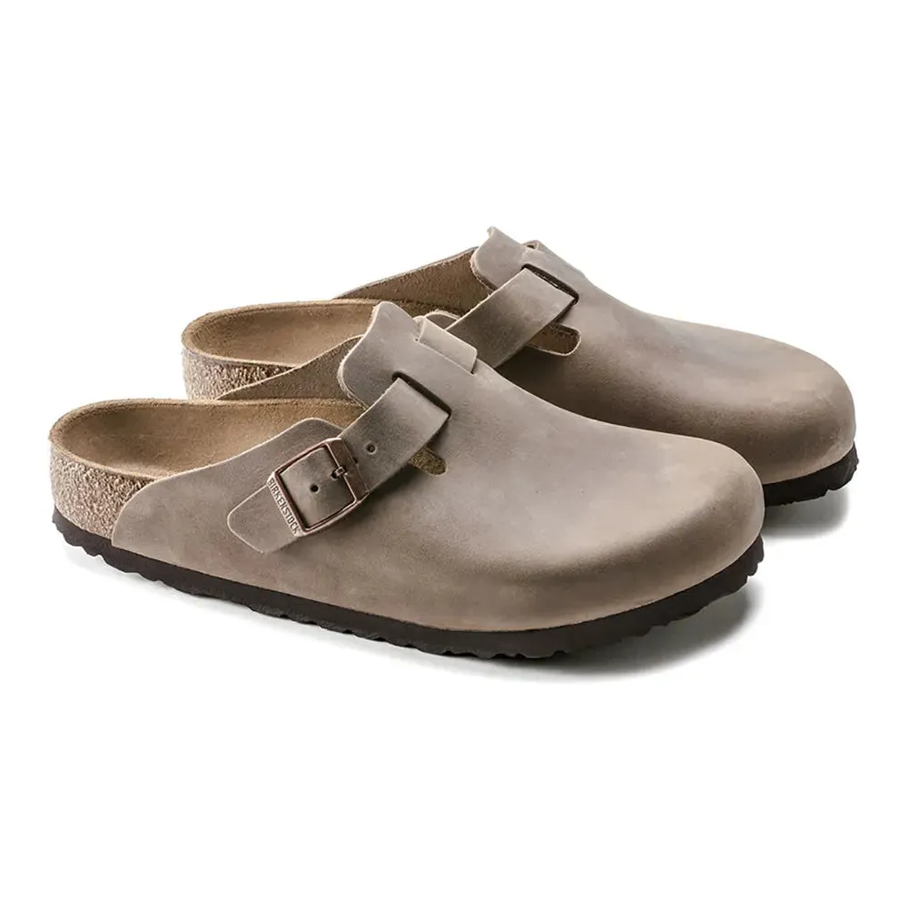 Birkenstock Boston Clog - Oiled Leather Tobacco - 960811