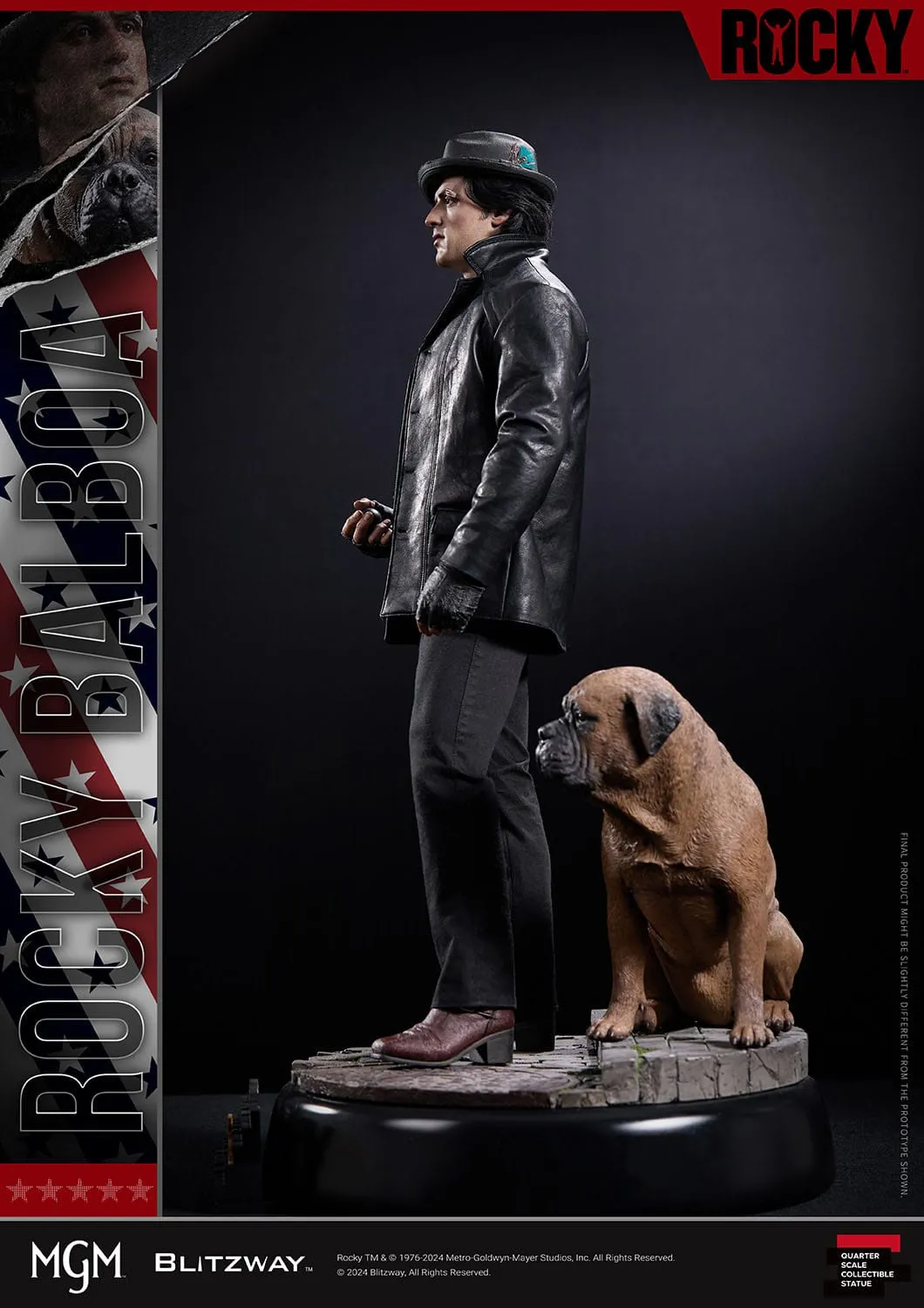 Blitzway Rocky (1976) Superb Scale Rocky 1/4 Statue