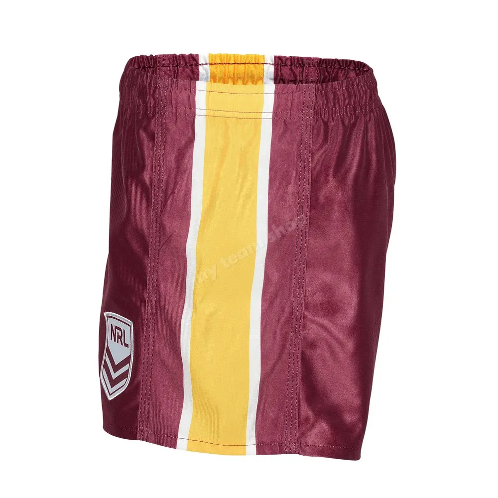 BRISBANE BRONCOS NRL SUPPORTER SHORTS