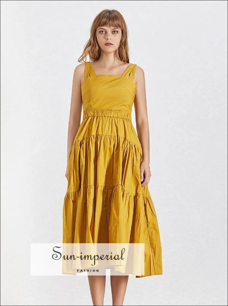 Bristol Dress- Summer Fashion Casual a Line Dress for Women Strapless Backless High Waist Slim Solid