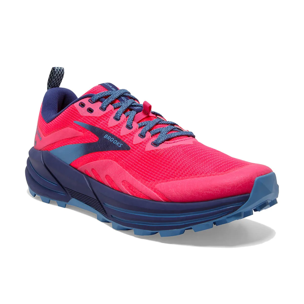 Brooks Cascadia 16 Womens | Pink/flambe/cobalt