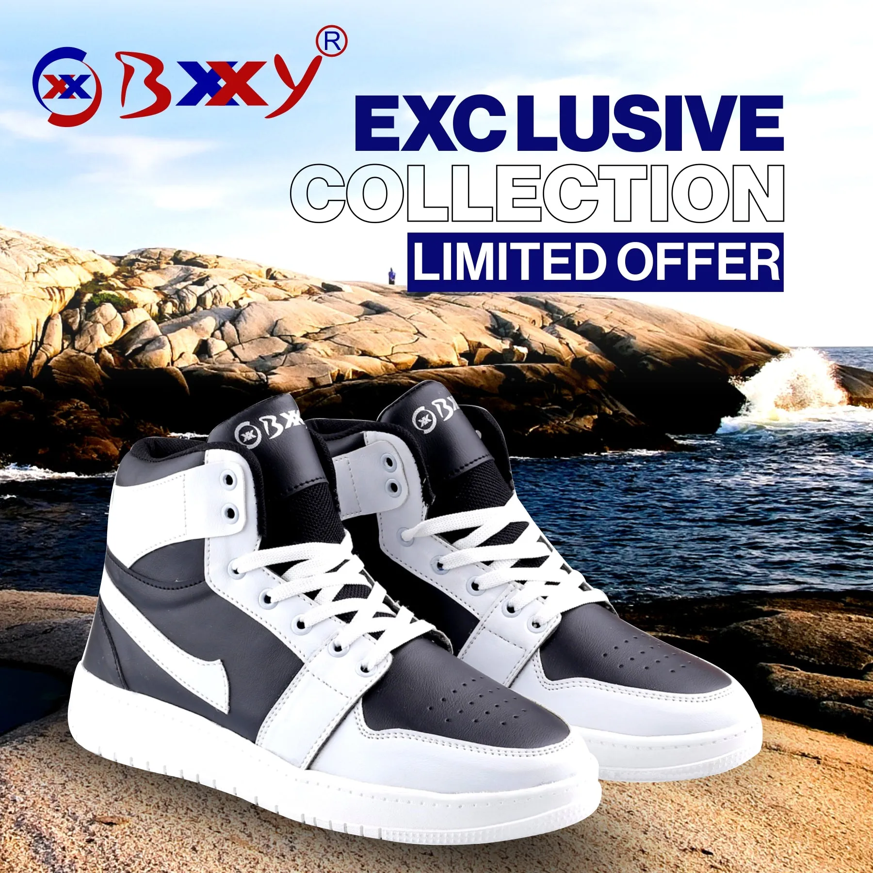 Bxxy's Men's Fashionable Lace-up Sports Shoes