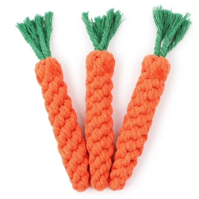 Carrot Rope Toy