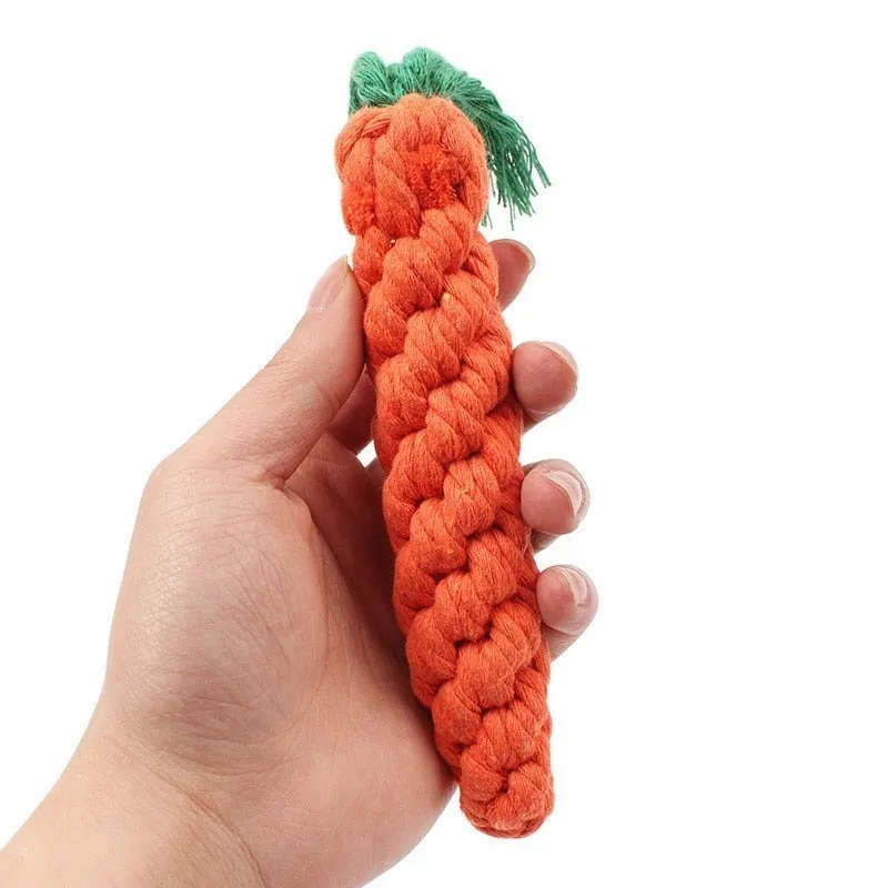 Carrot Rope Toy