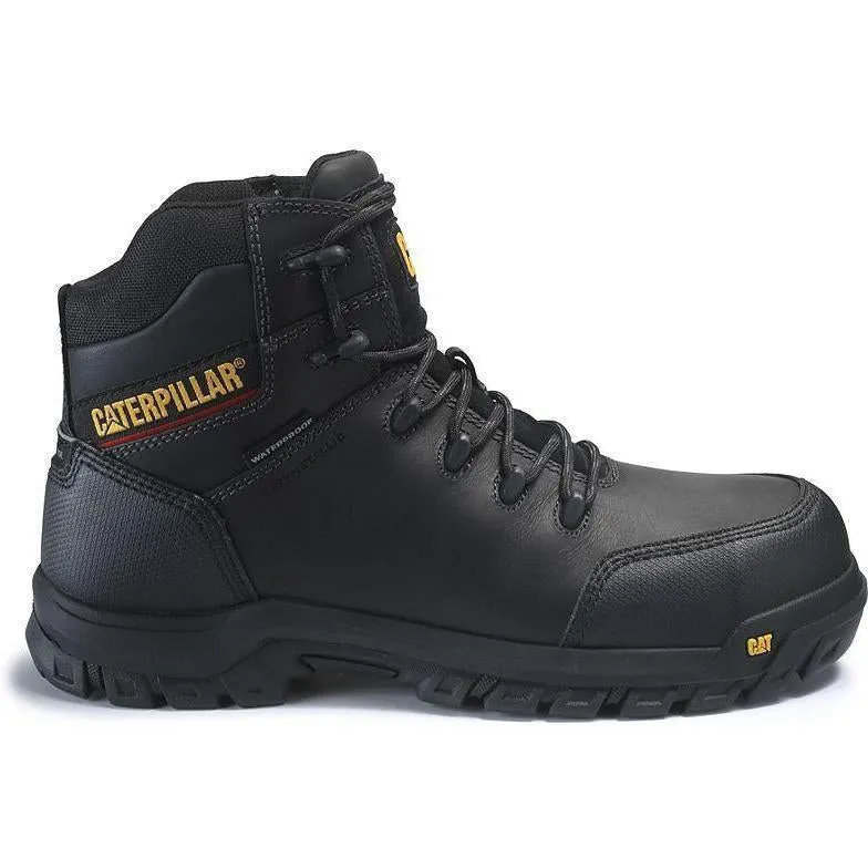 CAT Men's Resorption WP Comp Toe Work Boot - Black - P90976