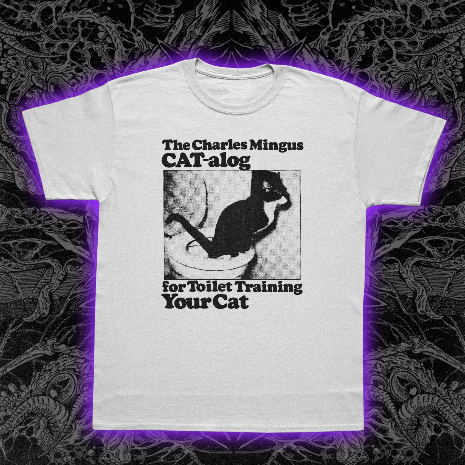 Charles Mingus Cat Toilet Training Slim Fit Tee