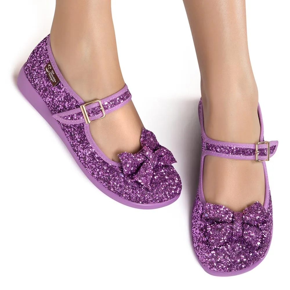 Chocolaticas® Violet Women's Mary Jane Flat