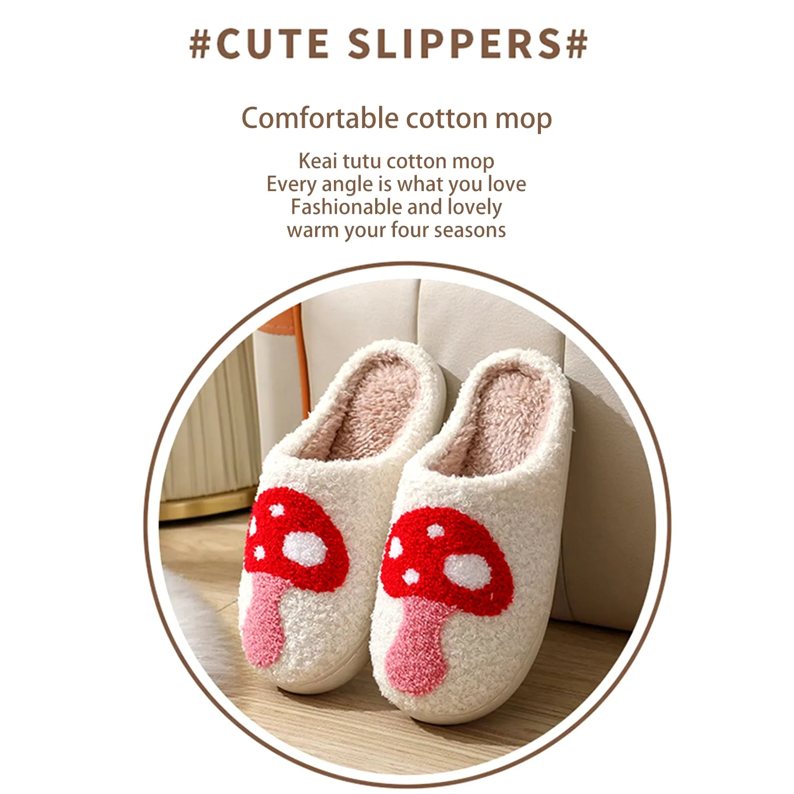 Christmas Slippers for Women Men Soft Plush Fuzzy Winter Holiday Slipper Retro Slippers Comfy Bedroom Christmas Slippers Outdoor