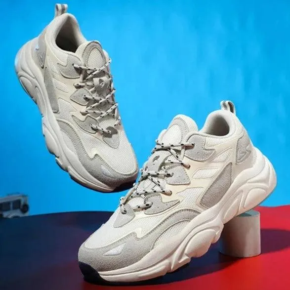 Chunky Breathable Sneakers for Men and Women: Walking Casual Shoes - AN411