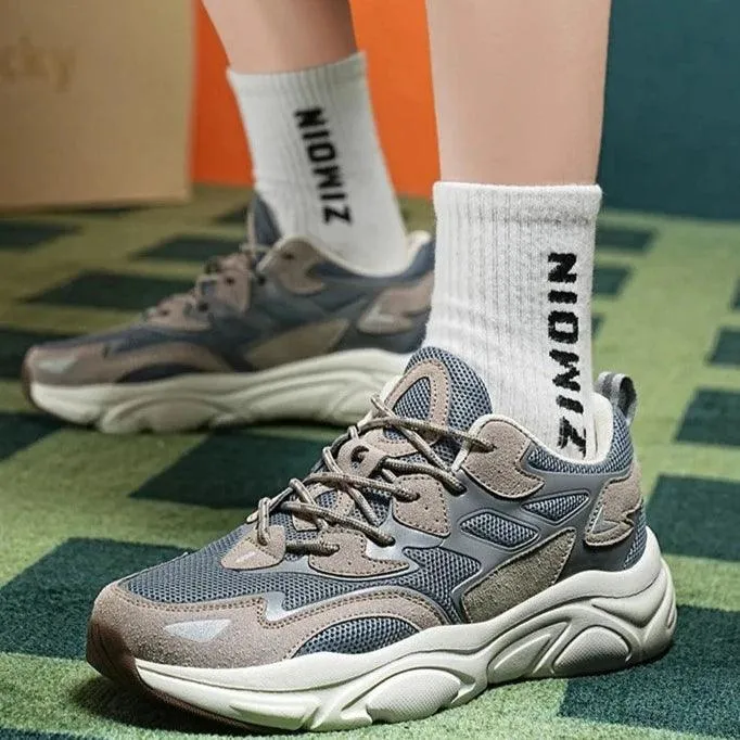 Chunky Breathable Sneakers for Men and Women: Walking Casual Shoes - AN411