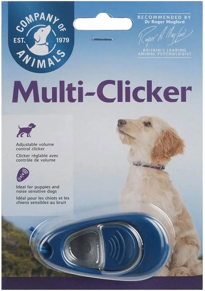 Clix | Dog Training | Sensitive Volume & Tone Control Multi Clicker